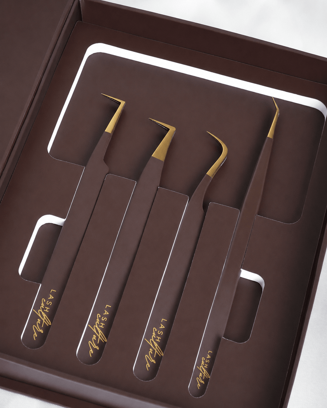 Artistry Tweezer Collection / Brown Sugar (NEW) - Lash Culture