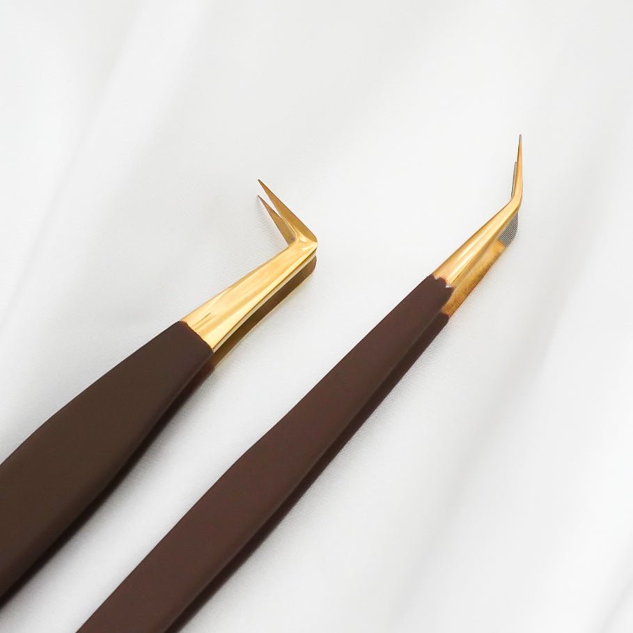 Brown Sugar - Tweezer Duo - Lash Culture