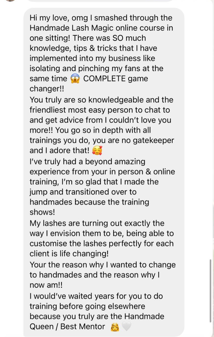 In Person Lash Training - Advanced Artistry (1 Day) - Lash Culture
