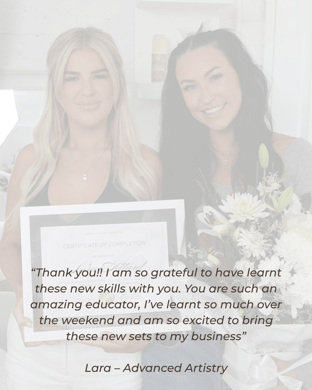 Advanced Artistry — Handmade Wet & Wispy Training (2 Days) - Lash Culture