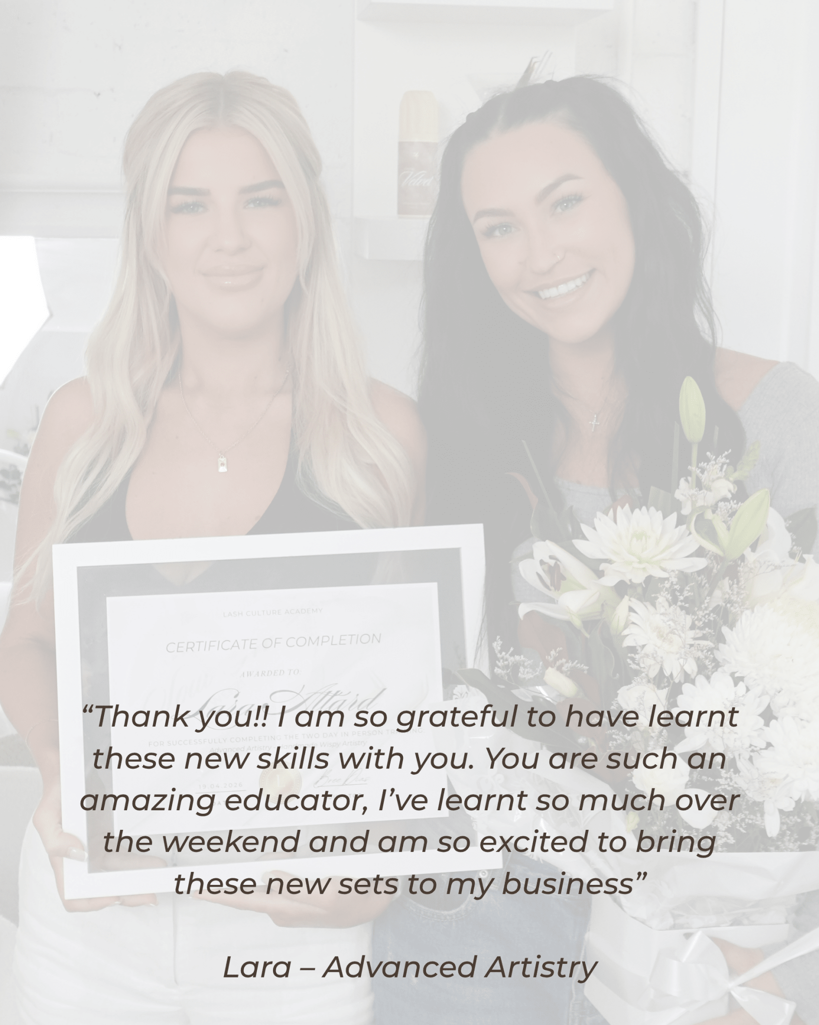 Advanced Artistry — Handmade Wet & Wispy Training (2 Days) - Lash Culture