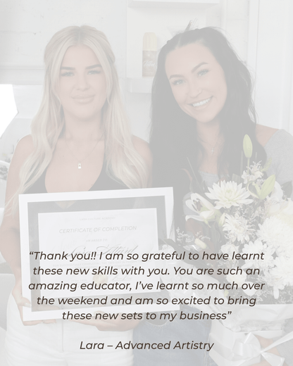 Advanced Artistry — Handmade Wet & Wispy Training (2 Days) - Lash Culture