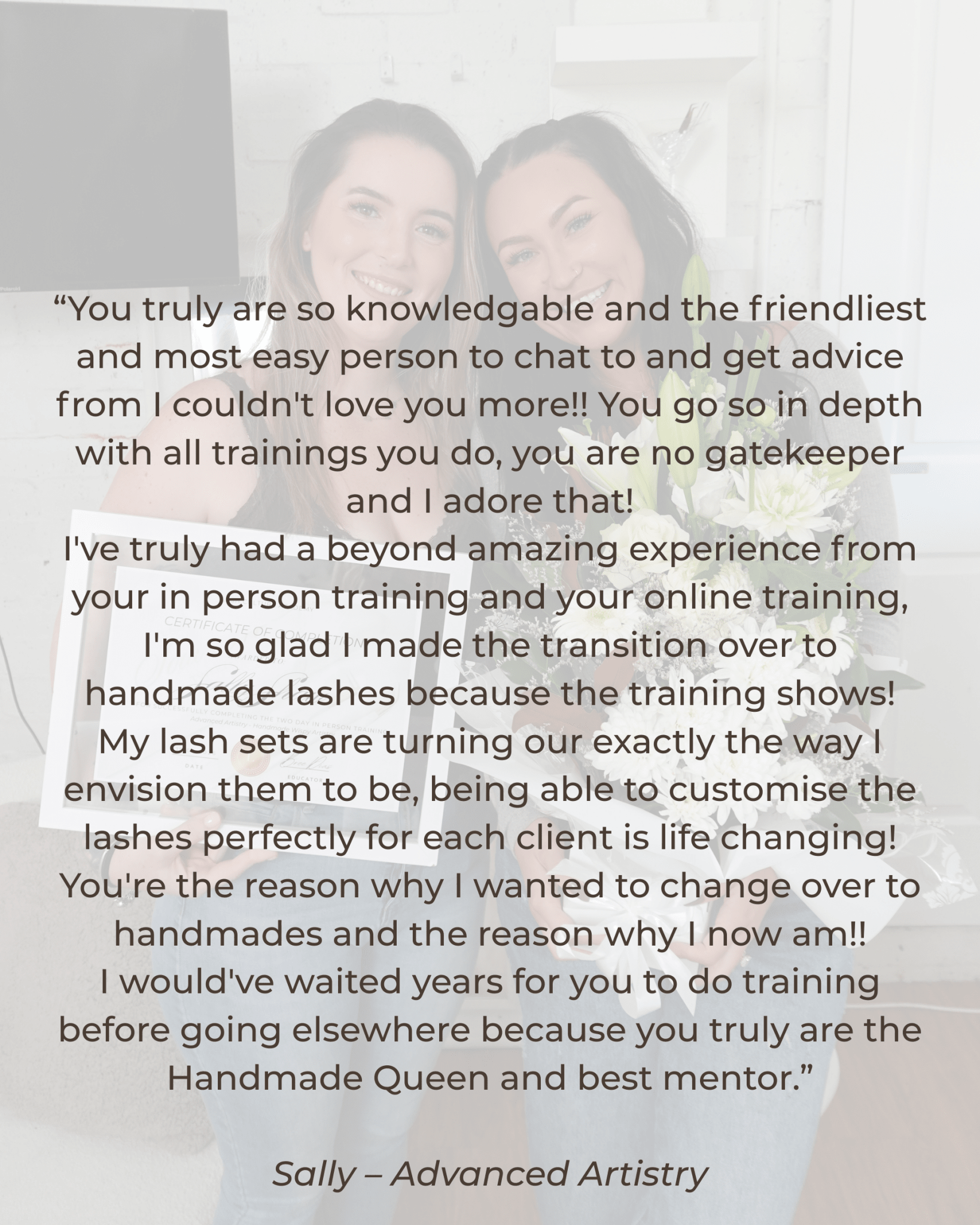 Advanced Artistry — Handmade Wet & Wispy Training (2 Days) - Lash Culture