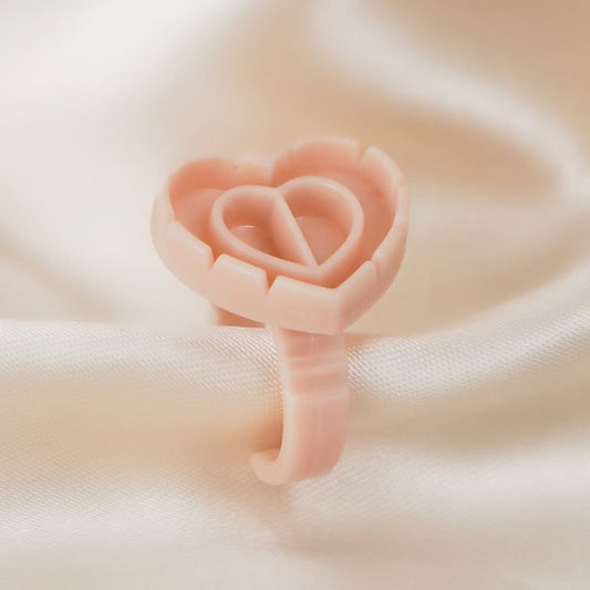 Beige Glue Rings - 100 Pack - Lash Culture