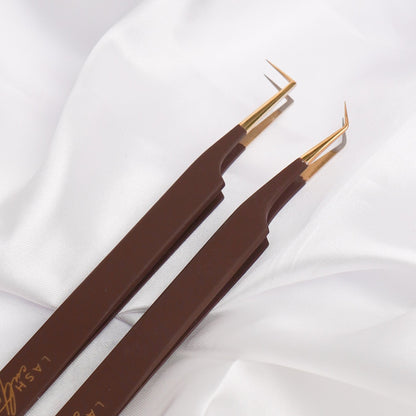 Brown Sugar - Tweezer Duo - Lash Culture