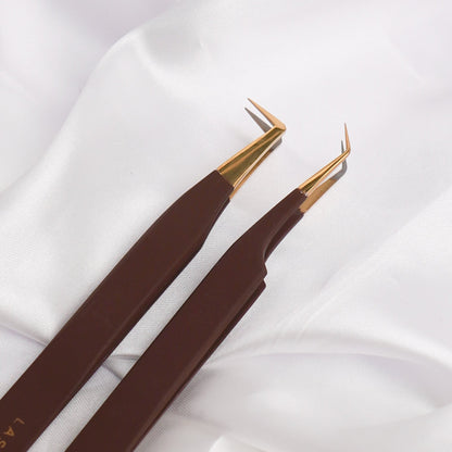 Brown Sugar - Tweezer Duo - Lash Culture