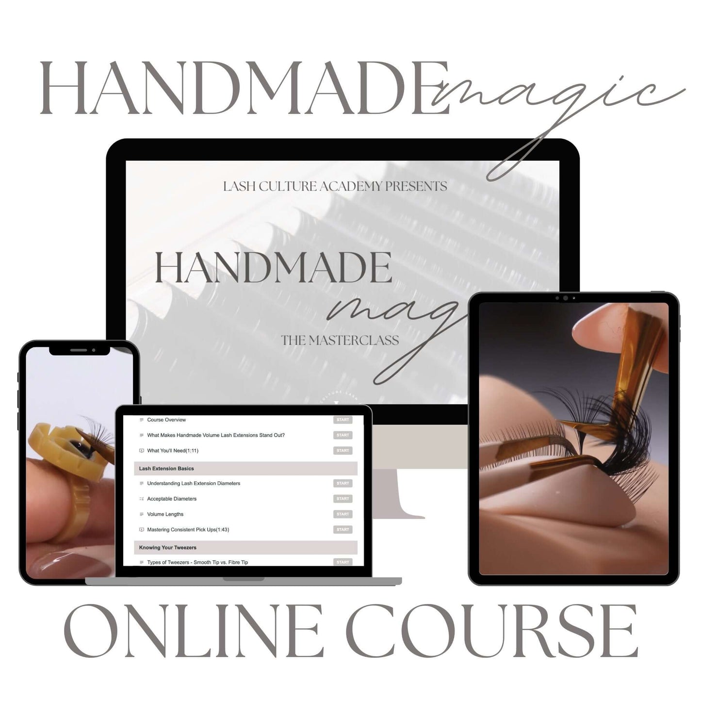 Handmade Magic Online Masterclass - Lash Culture