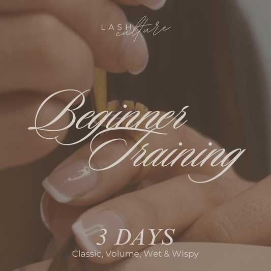 In Person Lash Training - Beginner Classic + Handmade Volume (3 Days) - Lash Culture